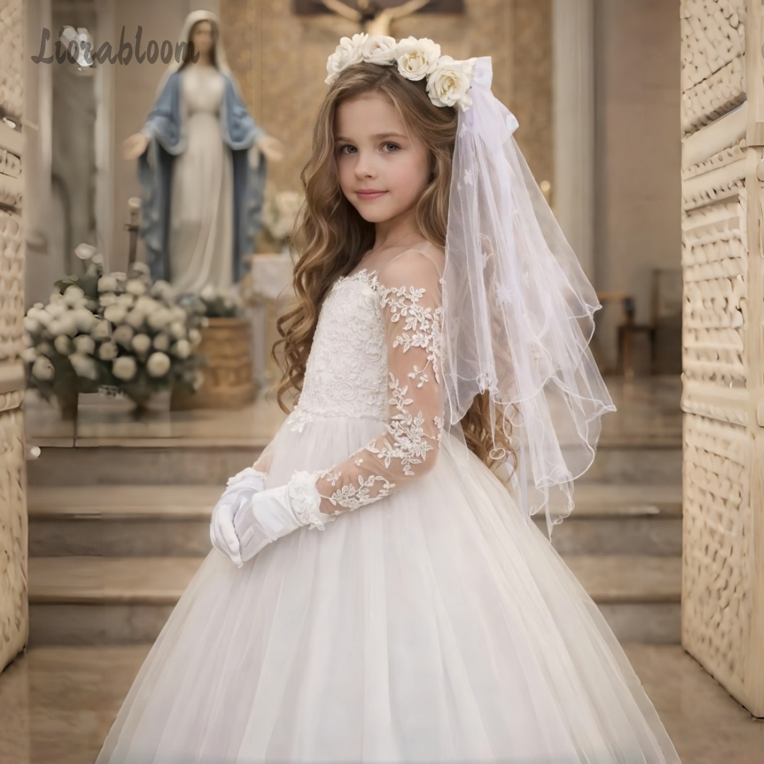 Formal Skirt - Кружевное свадебное платье для девочек на