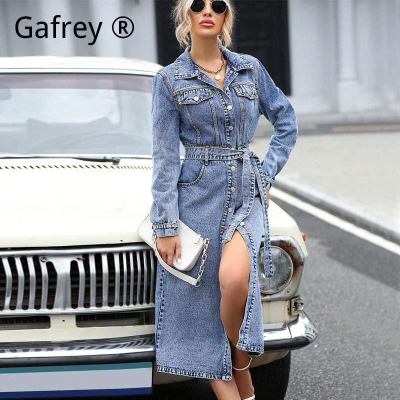 Женское джинсовое платье с дли – обзор и цена Midi Dress