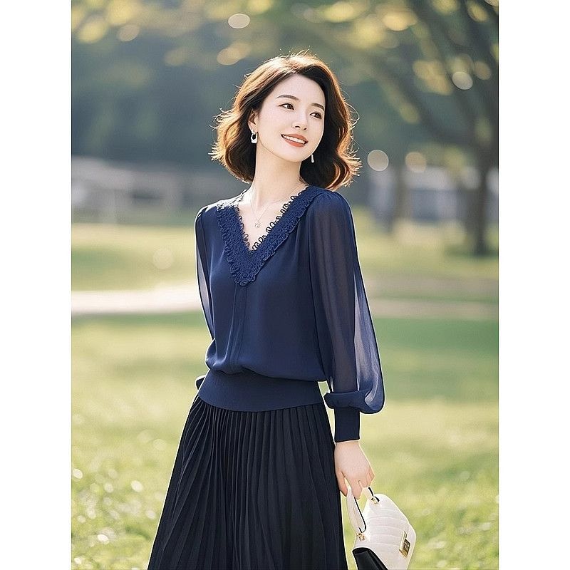 Весенне-осенние офисные женски – обзор и цена Silk Blouse