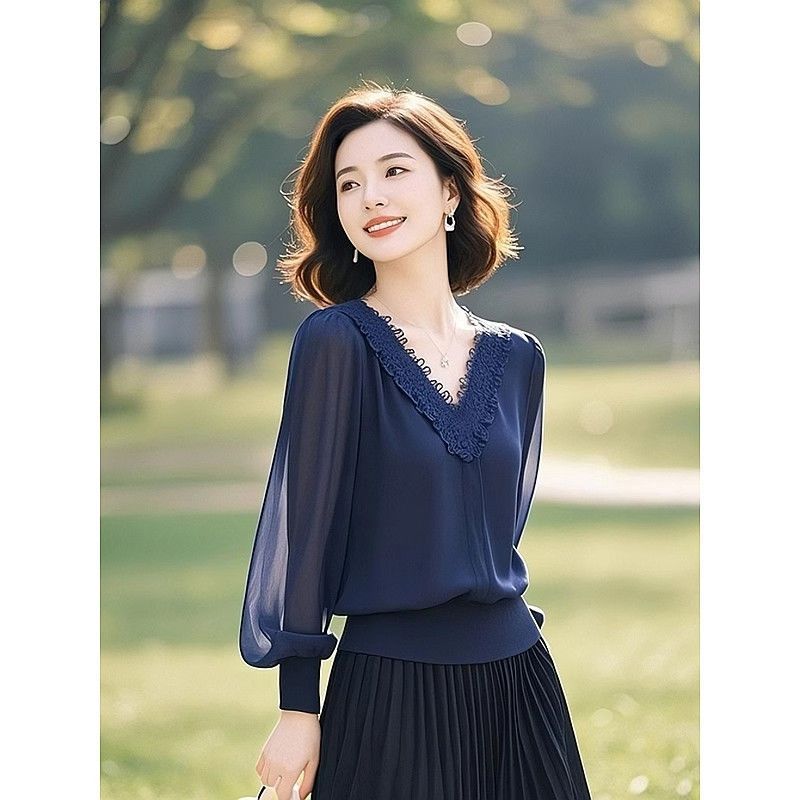 Весенне-осенние офисные женски – обзор и цена Silk Blouse