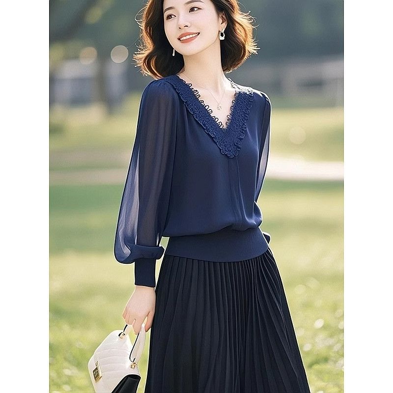 Весенне-осенние офисные женски – обзор и цена Silk Blouse